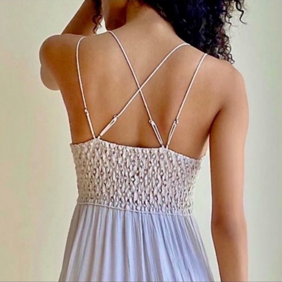 Free People ADELLA MAXI SLIP DRESS SIZE MEDIUM - Picture 3 of 12